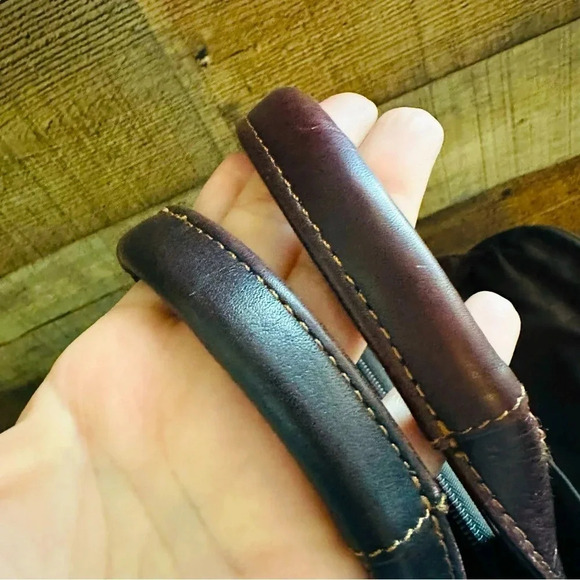 Vintage Samsonite Genuine Leather Portfolio/Briefcase/Laptop Messenger Bag - Picture 8 of 15